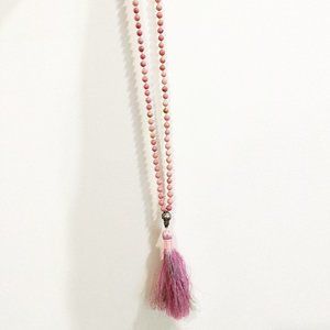 Rose Quartz Mala Bead necklace!